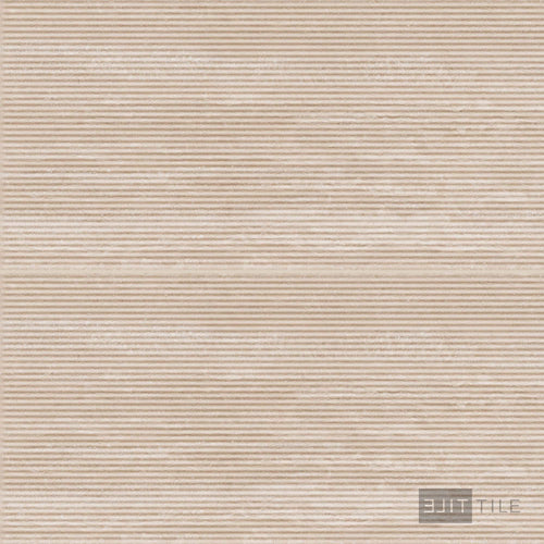Travertine Veincut Canetto 3D 24X48 Beige Matte