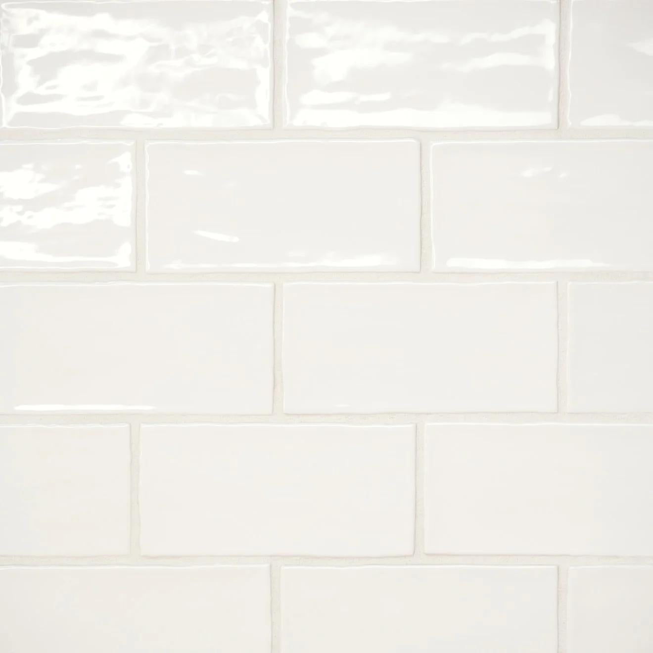 Marin Glazed Ceramic Field Tile 2.5X5 Pearl White Gloss – Elit Tile