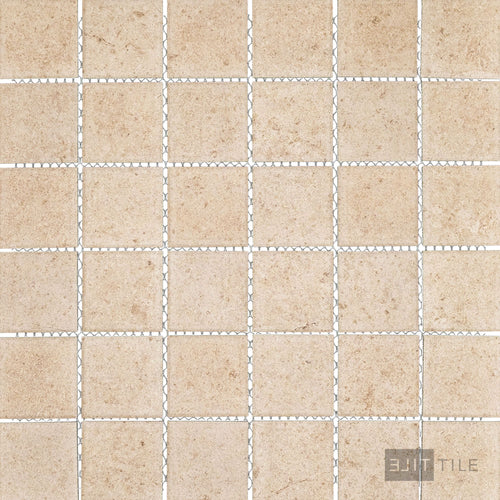 Richmond 2X2 Square Mosaic 12X12 Taupe Matte