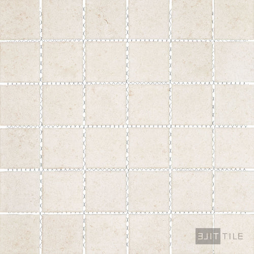 Richmond 2X2 Square Mosaic 12X12 Ivory Matte