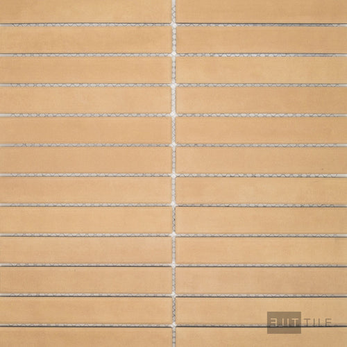 Amuri 1X6 Grid Mosaic 12X12 Biscotto Matte