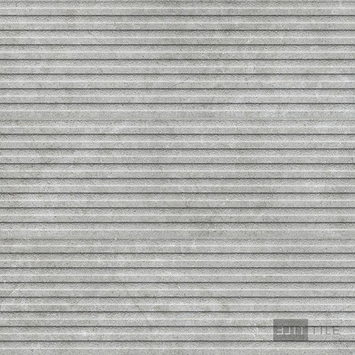 Richmond Struttura 3D Tile 13X39 Silver Matte