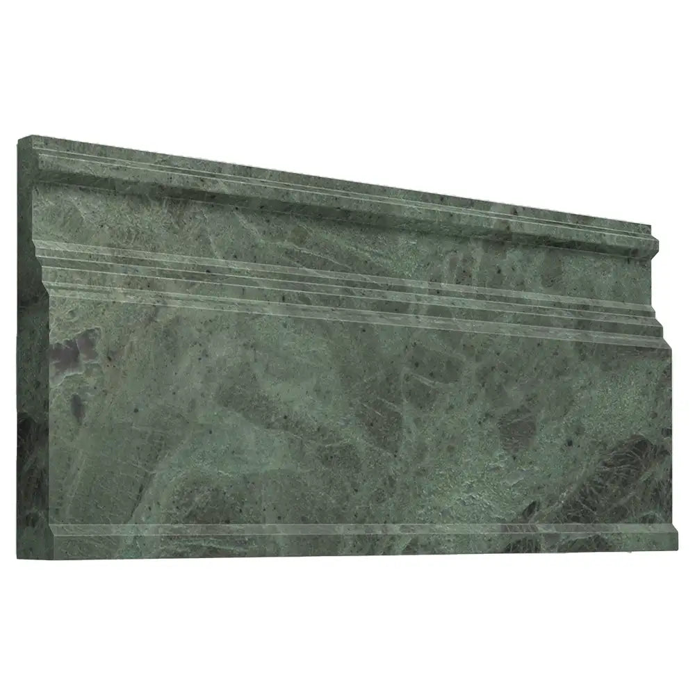 Verde Tia Honed Marble Base Molding 5-1/16X12 Verde Tia Honed