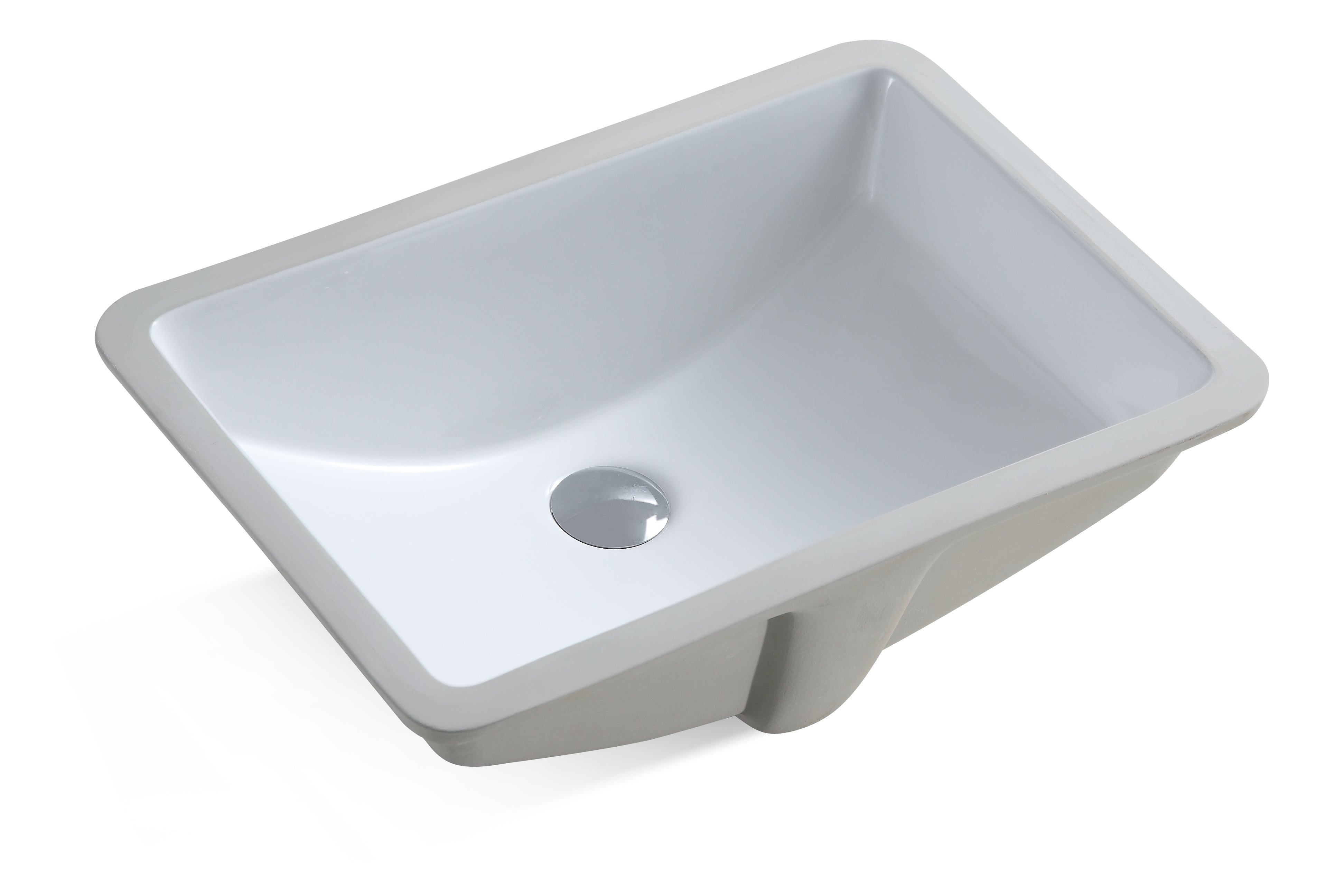 Undermount Sink Rectangular Overflow Ring CutOut Template C2021 21X15