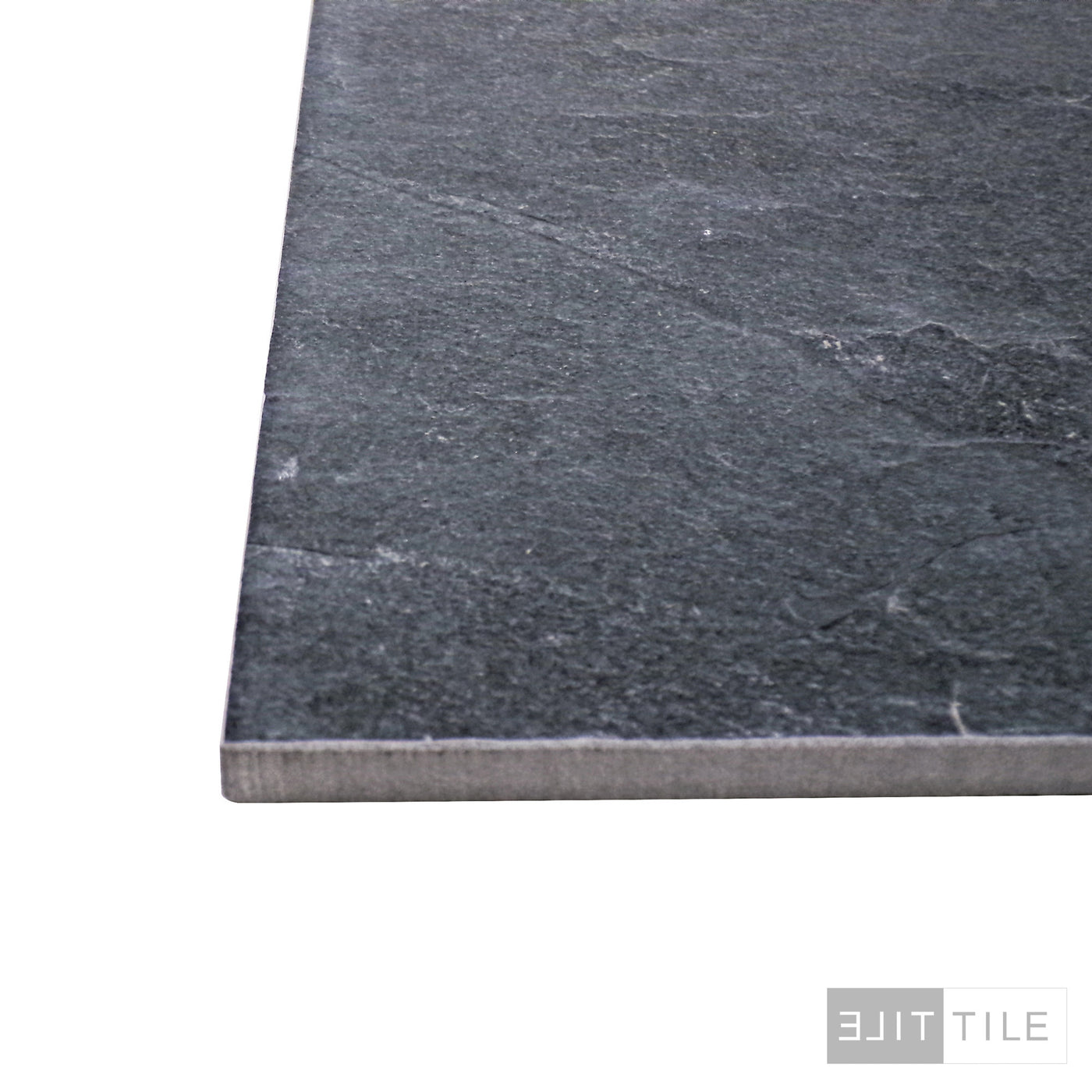 Ash Porcelain Tile 12X24 Black Matte