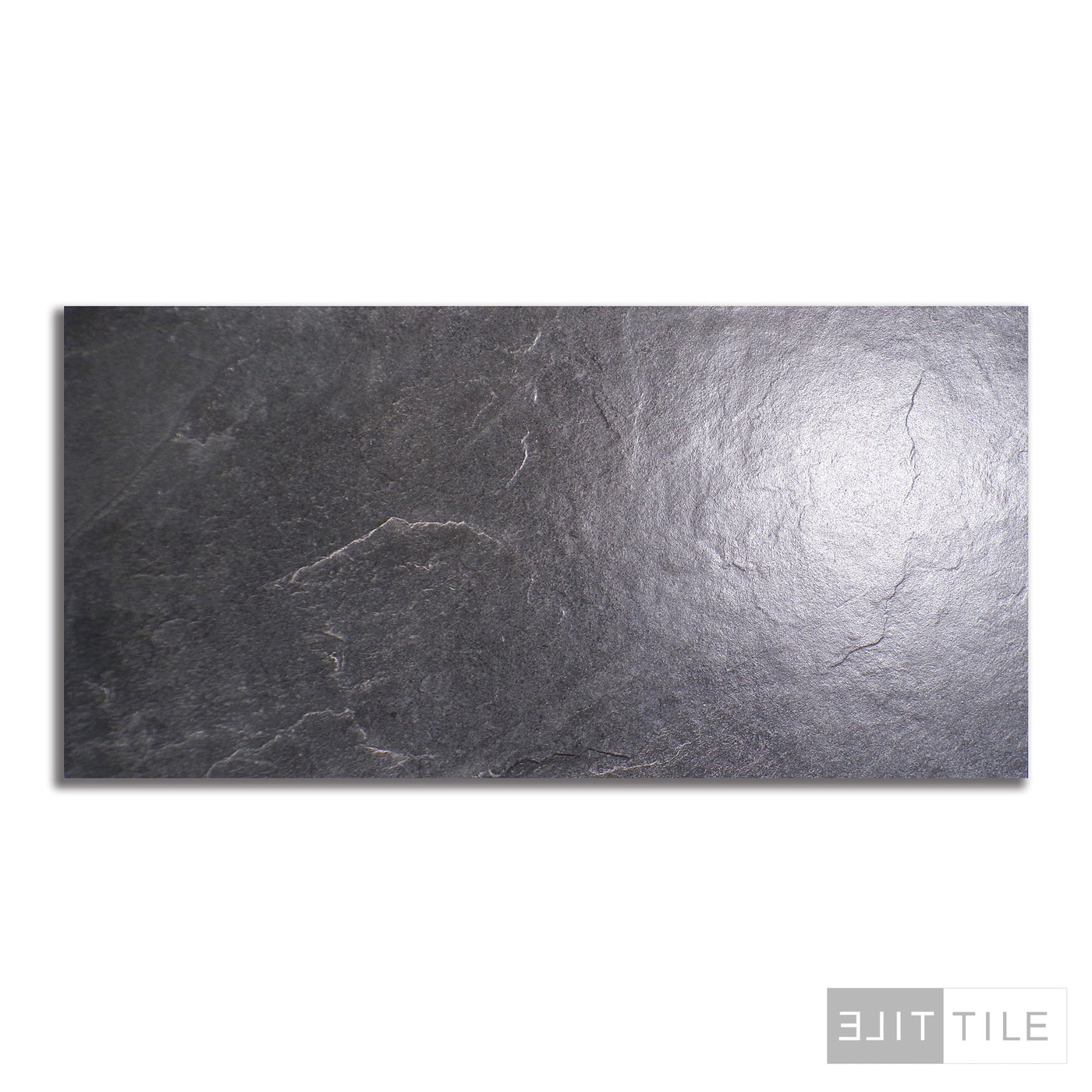 Ash Porcelain Tile 12X24 Black Matte