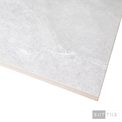 Ash Porcelain Tile 12X24 Silver Matte