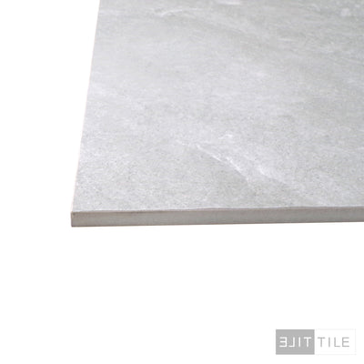 Ash Porcelain Tile 12X24 Silver Matte