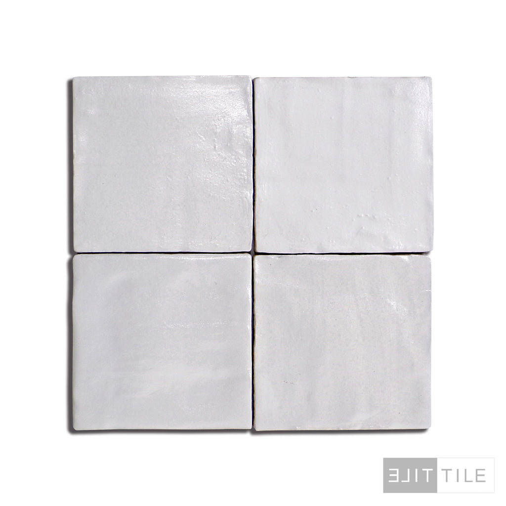 Mallorca Ceramic Tile 4X4 White Matte – Elit Tile