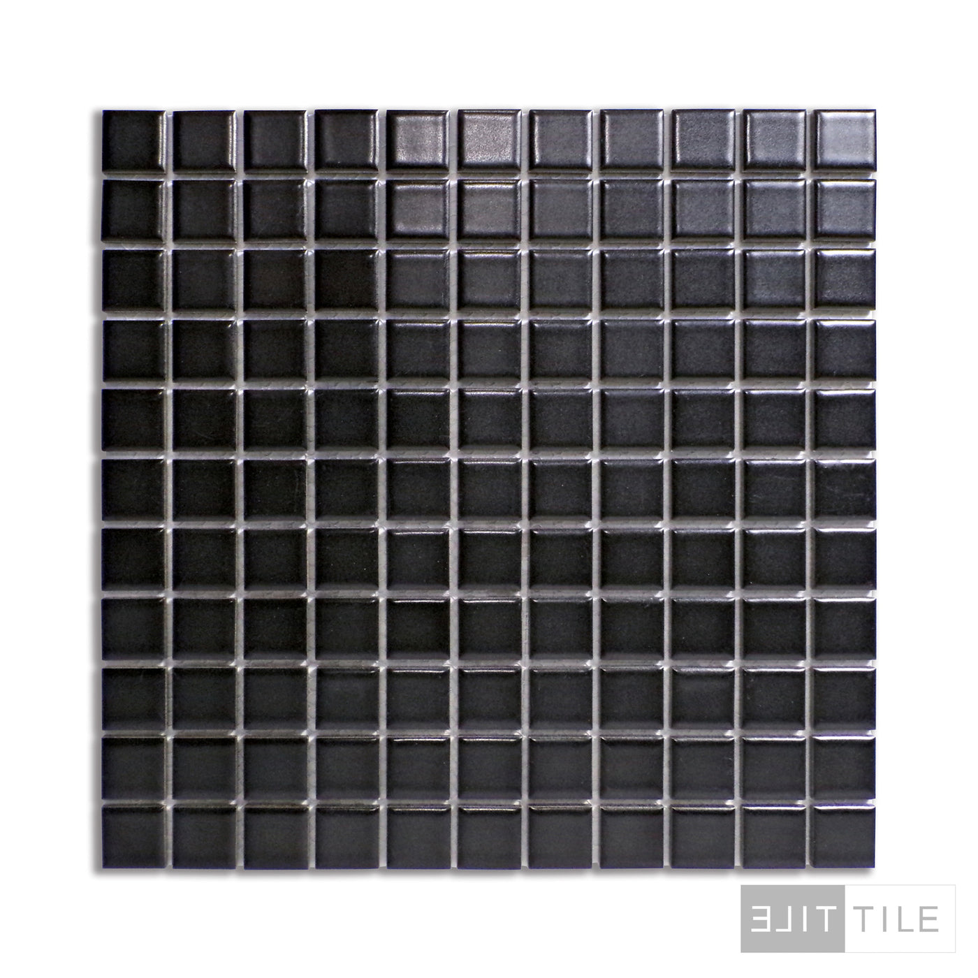 PORCELAIN MOSAIC SQUARE 1X1 BLACK  PRIMARY SHOT