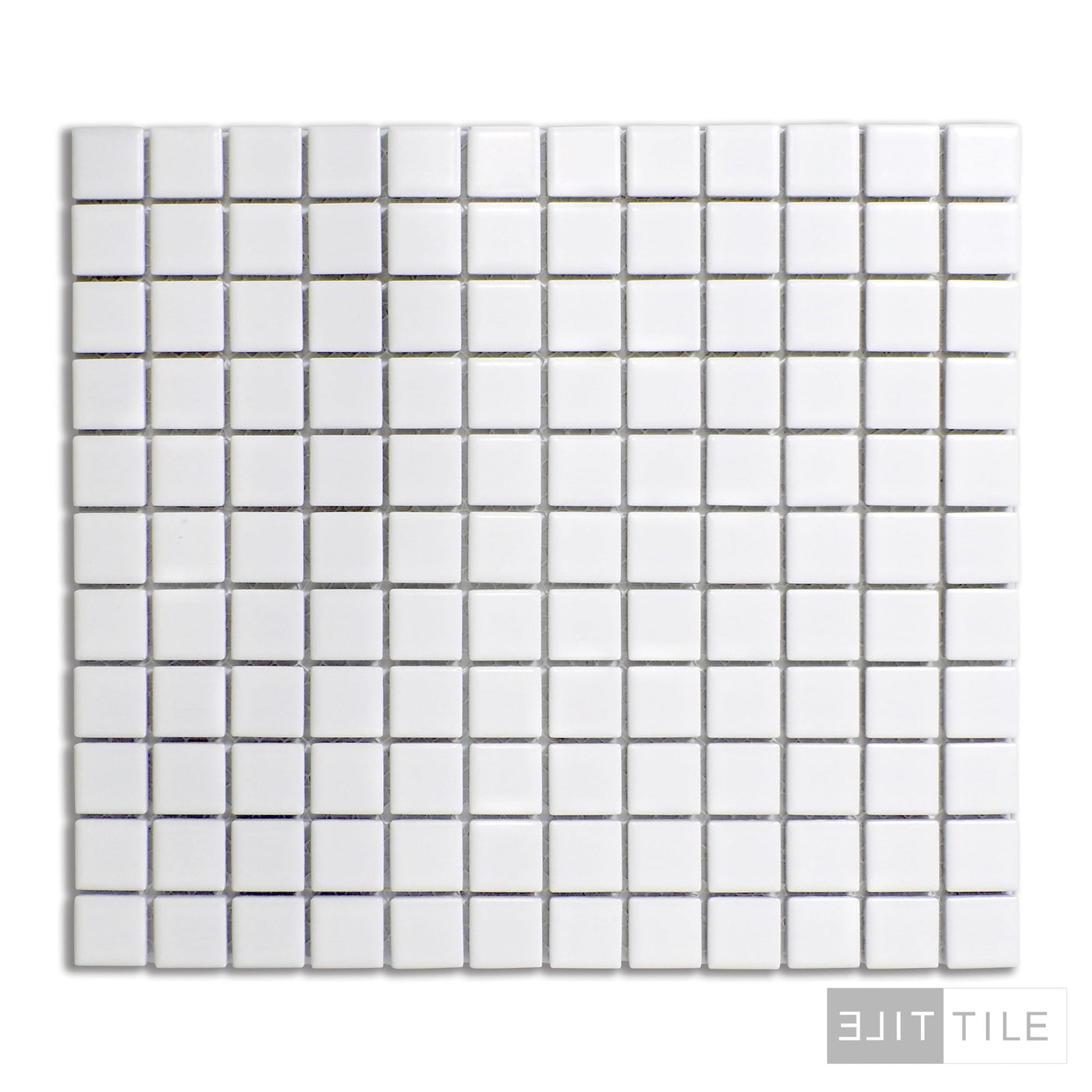 PORCELAIN MOSAIC SQUARE 1X1 WHITE  PRIMARY SHOT