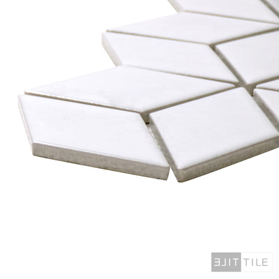 ET SHAPES CUBE GLOSS MOSAIC 11X12 WHITE GLOSSY PRIMARY CORNER SHOT