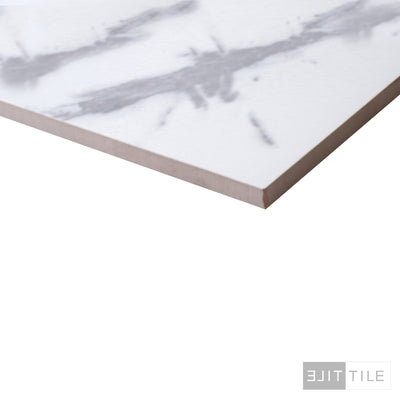 SELECT WHITE MATTTE 24X48 CARRARA MATTE PRIMARY ANGLED SHOT