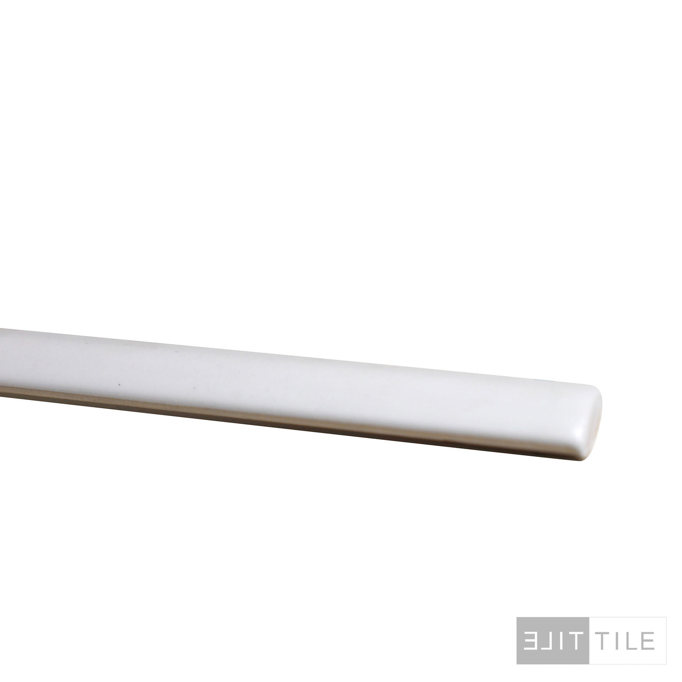 MANHATTAN CERAMIC JOLLY DEMI BULLNOSE 0.5X12 WHITE MATE  PRIMARY ANGLE SHOT