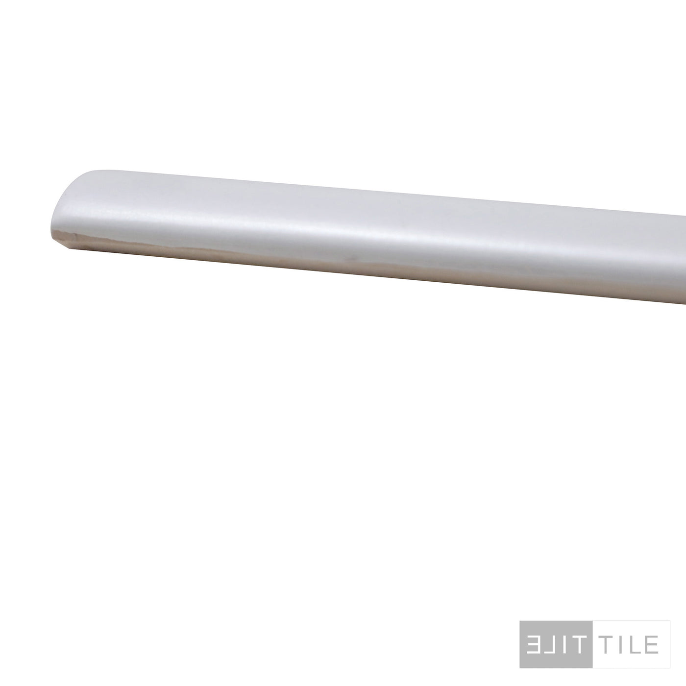 MANHATTAN CERAMIC JOLLY DEMI BULLNOSE 0.5X12 WHITE MATE  PRIMARY CORNER SHOT