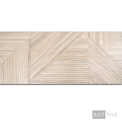 TANGRAM DECORATIVE WALL TILE MATTE 12.4X39.4 CAMEL MATTE PRIMARY SHOT