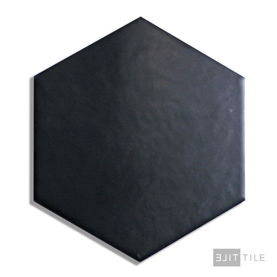 Hexatile Porcelain Tile 8X8 Negro Matte