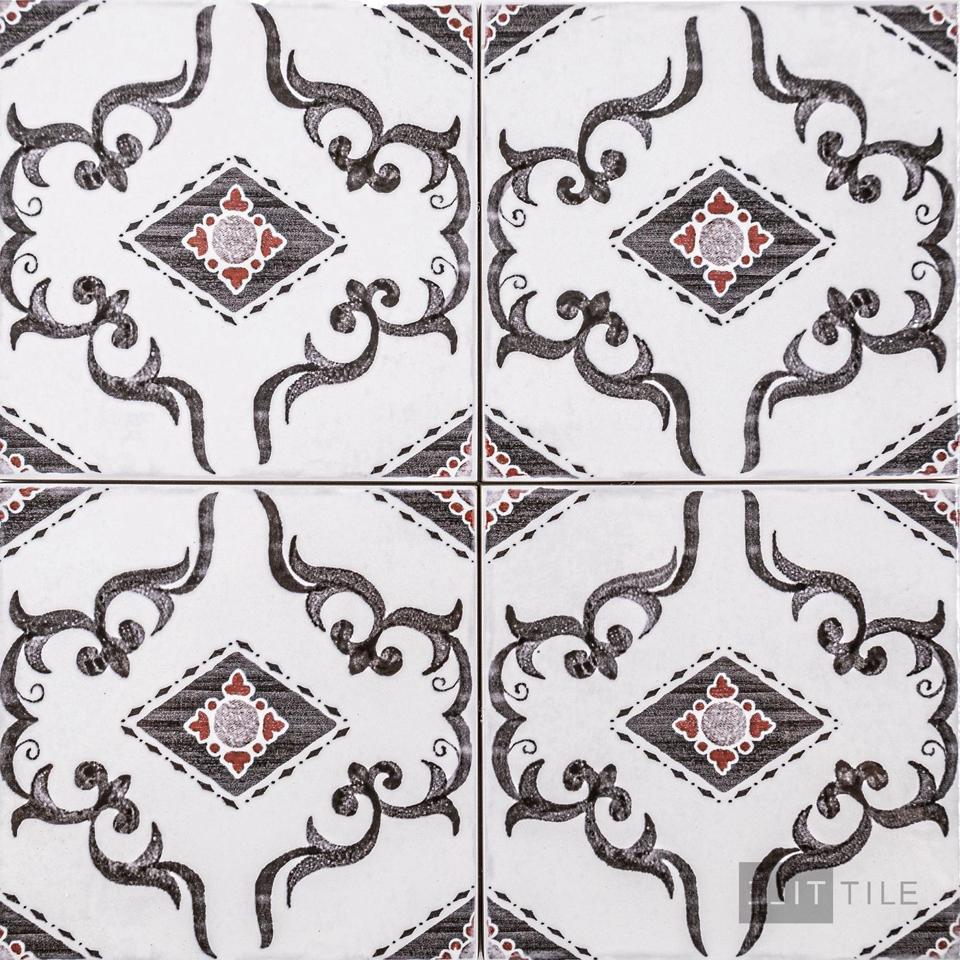 Andratx 6X6 Charcoal Glossy