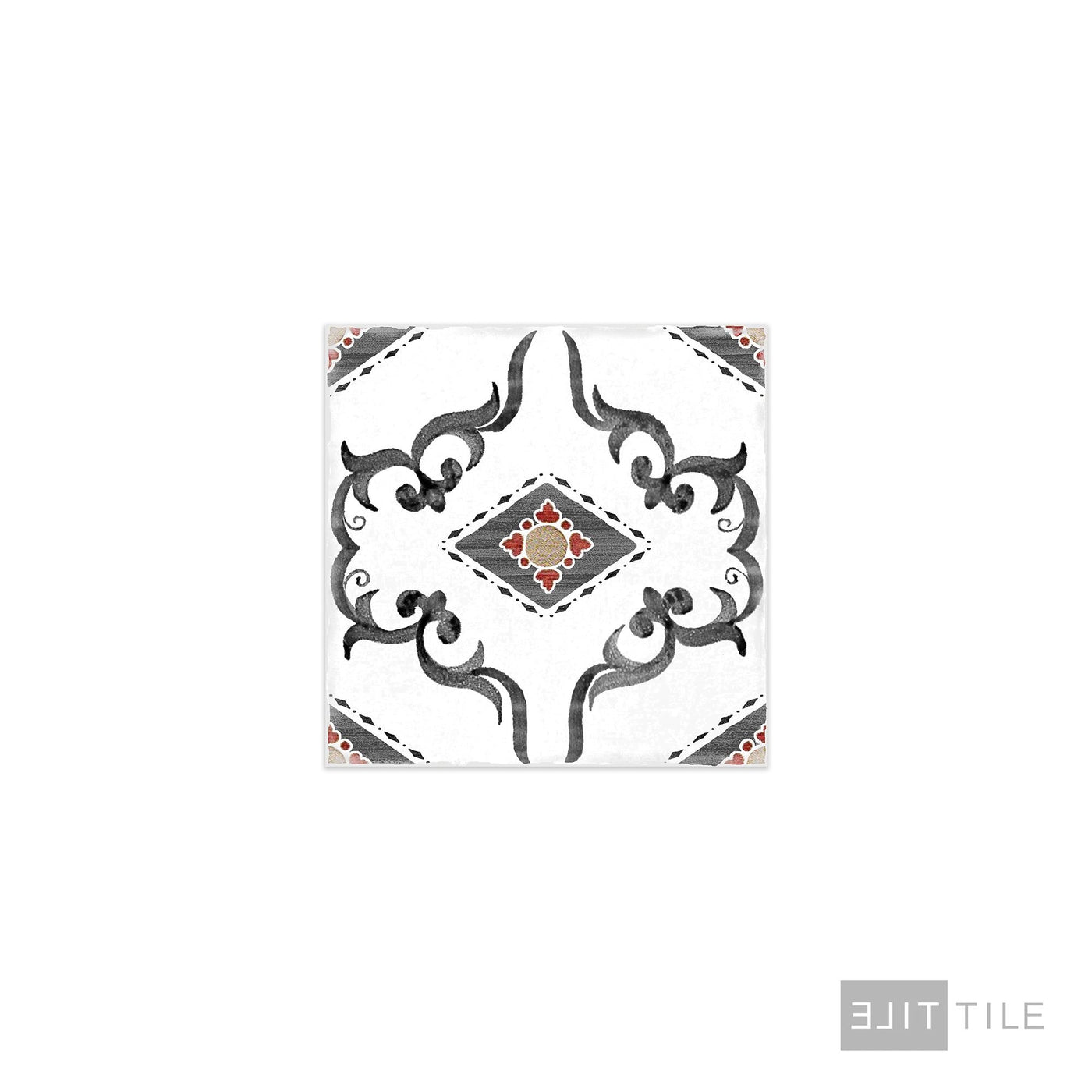 Andratx 6X6 Charcoal Glossy