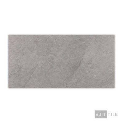 Ash Porcelain Large Format Field Tile 24X48 Silver Matte