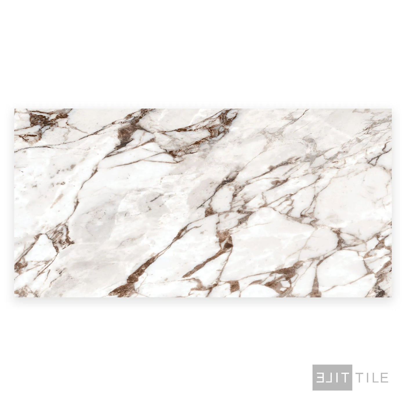 Exotic Stone Cosmopolitan Porcelain Large Format Field Tile 24X48 Arabescato Oro Polished