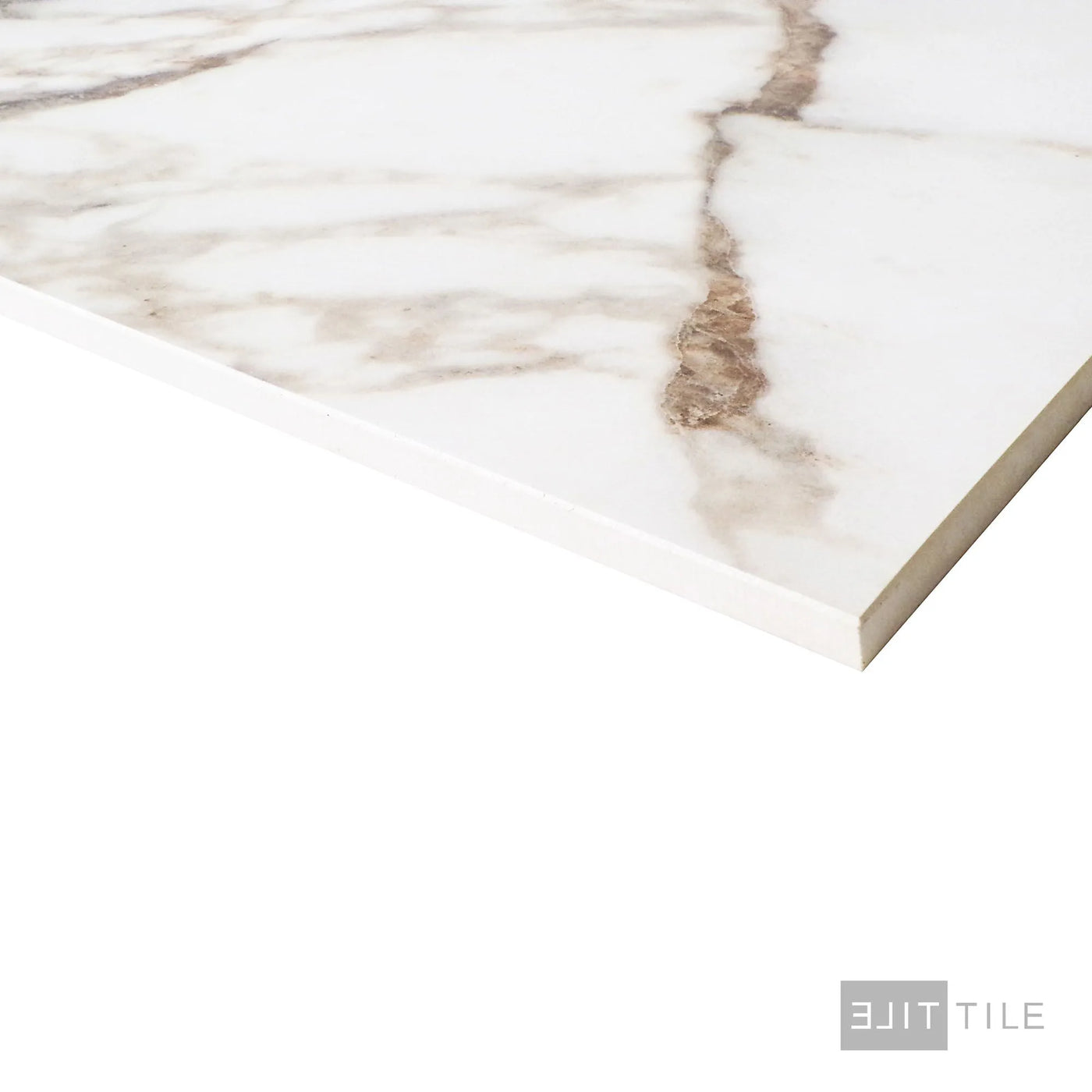 Exotic Stone Cosmopolitan Porcelain Large Format Field Tile 24X48 Arabescato Oro Polished