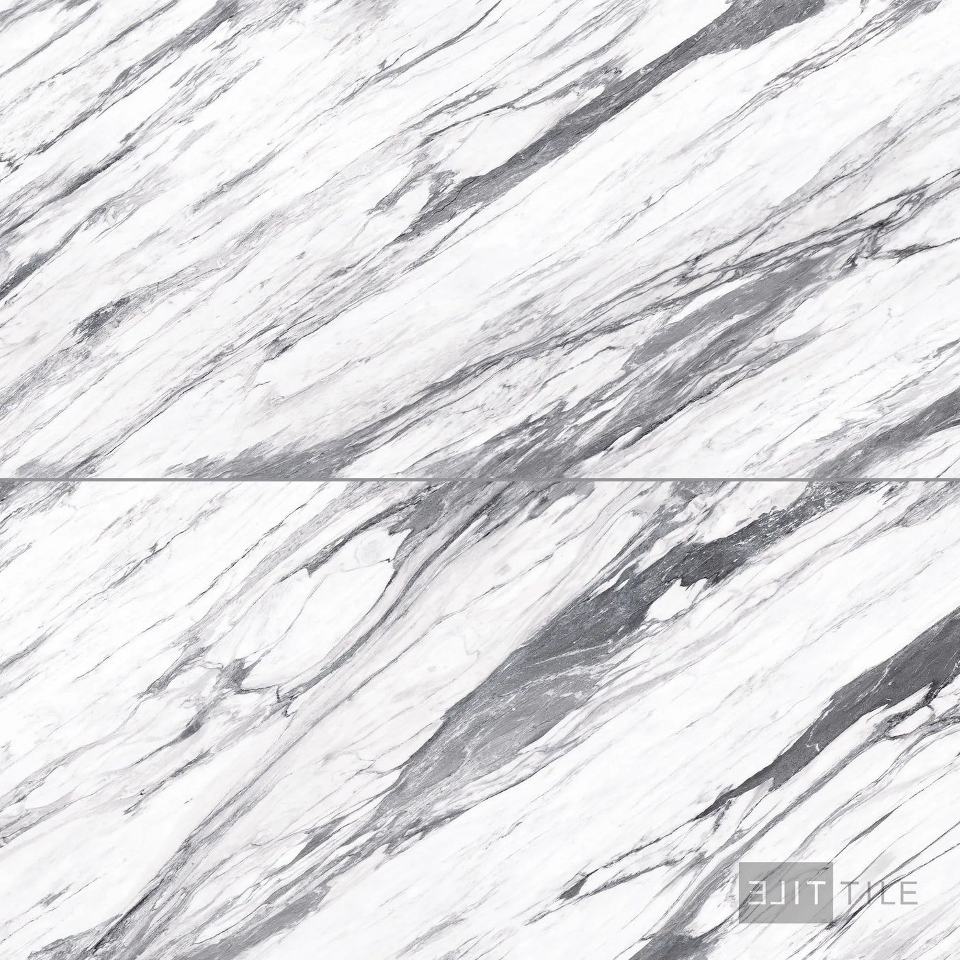 Exotic Stone Cosmopolitan Porcelain Large Format Field Tile 24X48 Statuario Fantastico Polished
