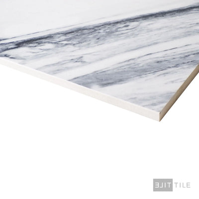 Exotic Stone Cosmopolitan Porcelain Large Format Field Tile 24X48 Statuario Fantastico Polished