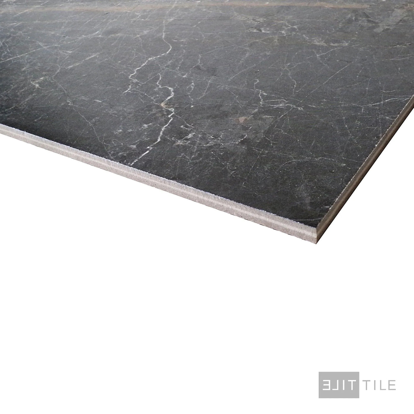 Exotic Stone Porcelain Large Format Field Tile 24X48 Gray Soveraya Polished