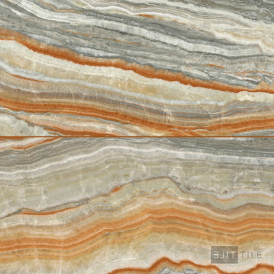 Exotic Stone Porcelain Large Format Field Tile 24X48 Onice Fantastico Polished