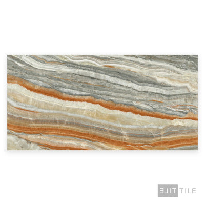 Exotic Stone Porcelain Large Format Field Tile 24X48 Onice Fantastico Polished