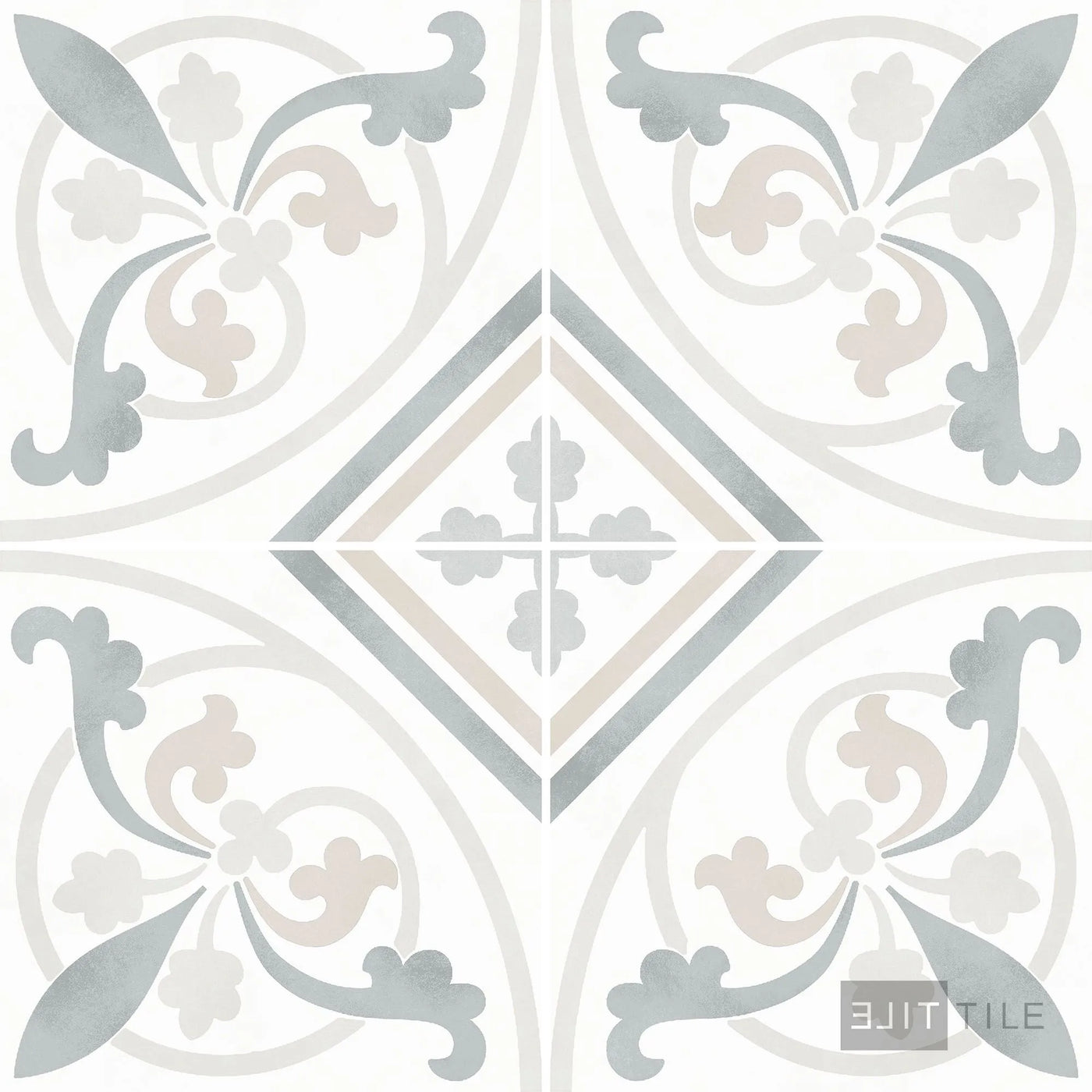 Frame 15 Porcelain Decorative Field Tile 6X6 Providence Matte