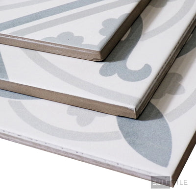 Frame 15 Porcelain Decorative Field Tile 6X6 Providence Matte