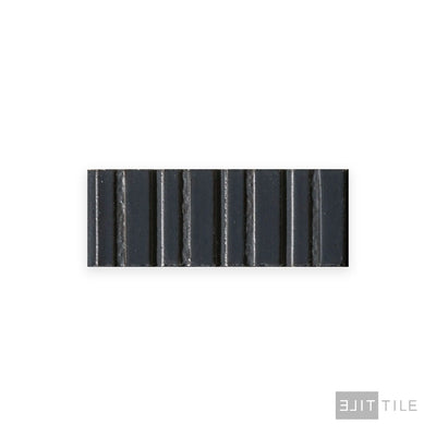 Glace Struttura Raye Deco 3X8 Blu Notte Glossy