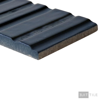 Glace Struttura Raye Deco 3X8 Blu Notte Glossy