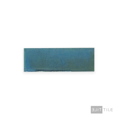 Gleeze Porcelain Tile 2X6 Turchese Glossy