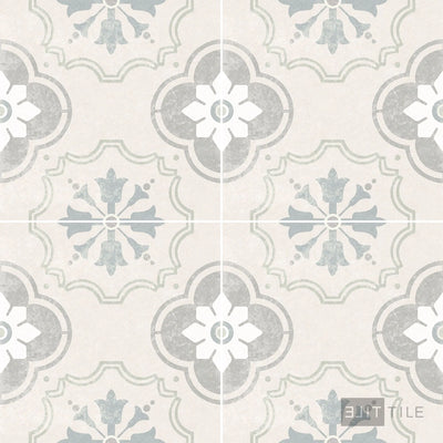 Hampton 15 Porcelain Decorative Field Tile 6X6 Bridgeham Matte