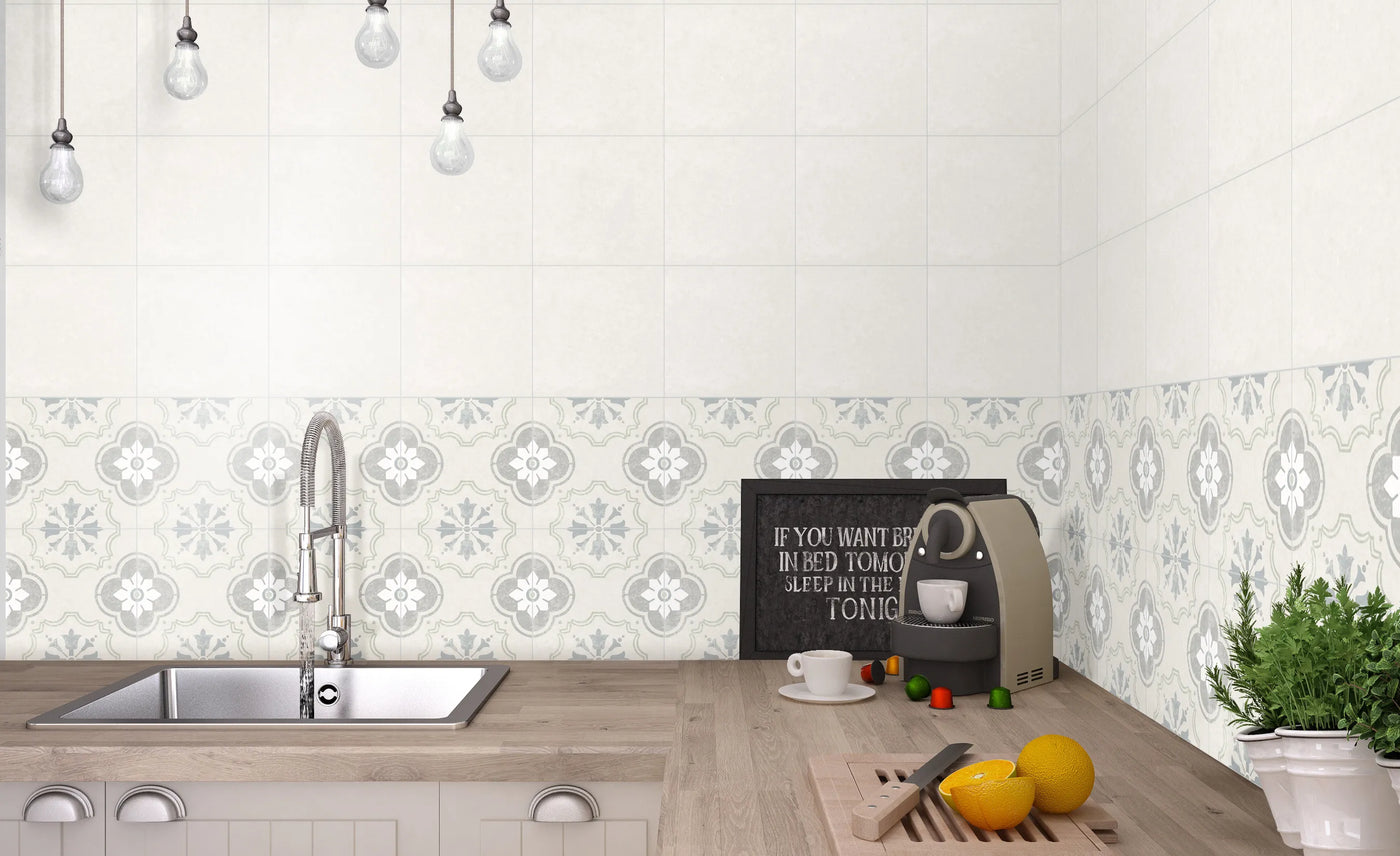 Hampton 15 Porcelain Decorative Field Tile 6X6 Bridgeham Matte