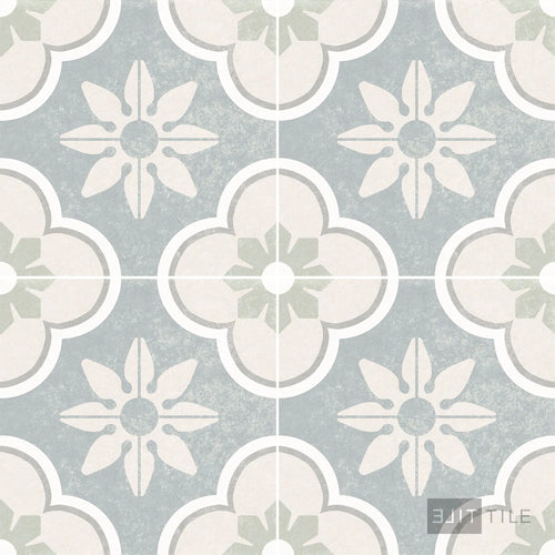 Hampton 15 Porcelain Decorative Field Tile 6X6 Montauk Matte