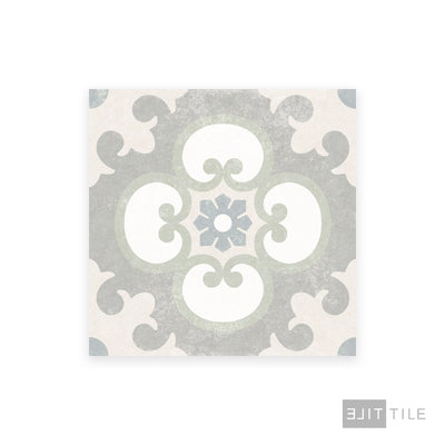 Hampton 15 Porcelain Decorative Field Tile 6X6 Noyack Matte