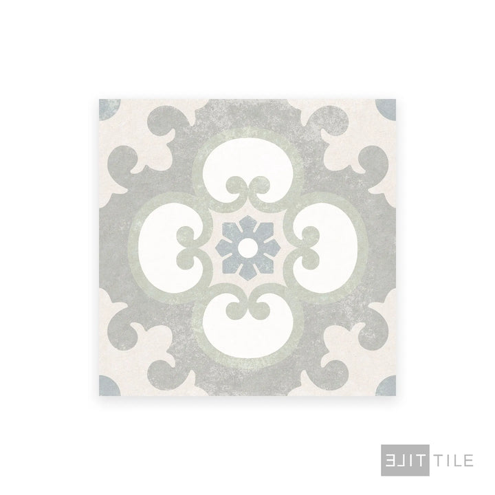 Hampton 15 Porcelain Decorative Field Tile 6X6 Noyack Matte – Elit
