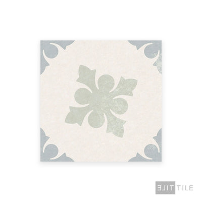 Hampton 15 Porcelain Decorative Field Tile 6X6 Shinnecoc Matte