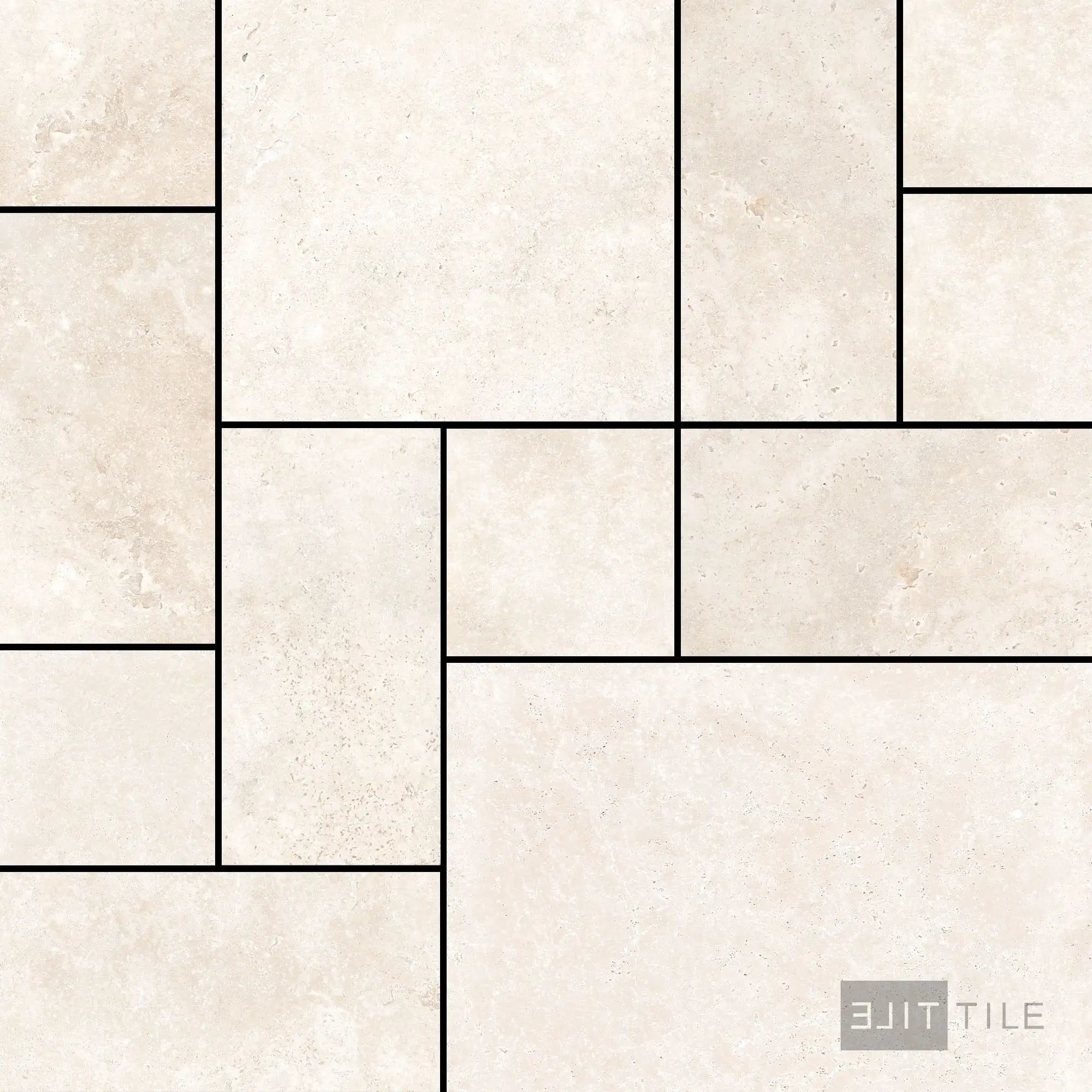 Jerusalem Pattern Jerusalem Stone Pattern Set Avorio Matte – Elit Tile