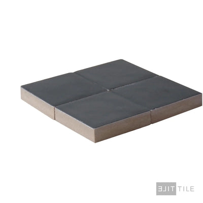 Kasbah Taco Porcelain Tile 1X1 Black Hat Matte