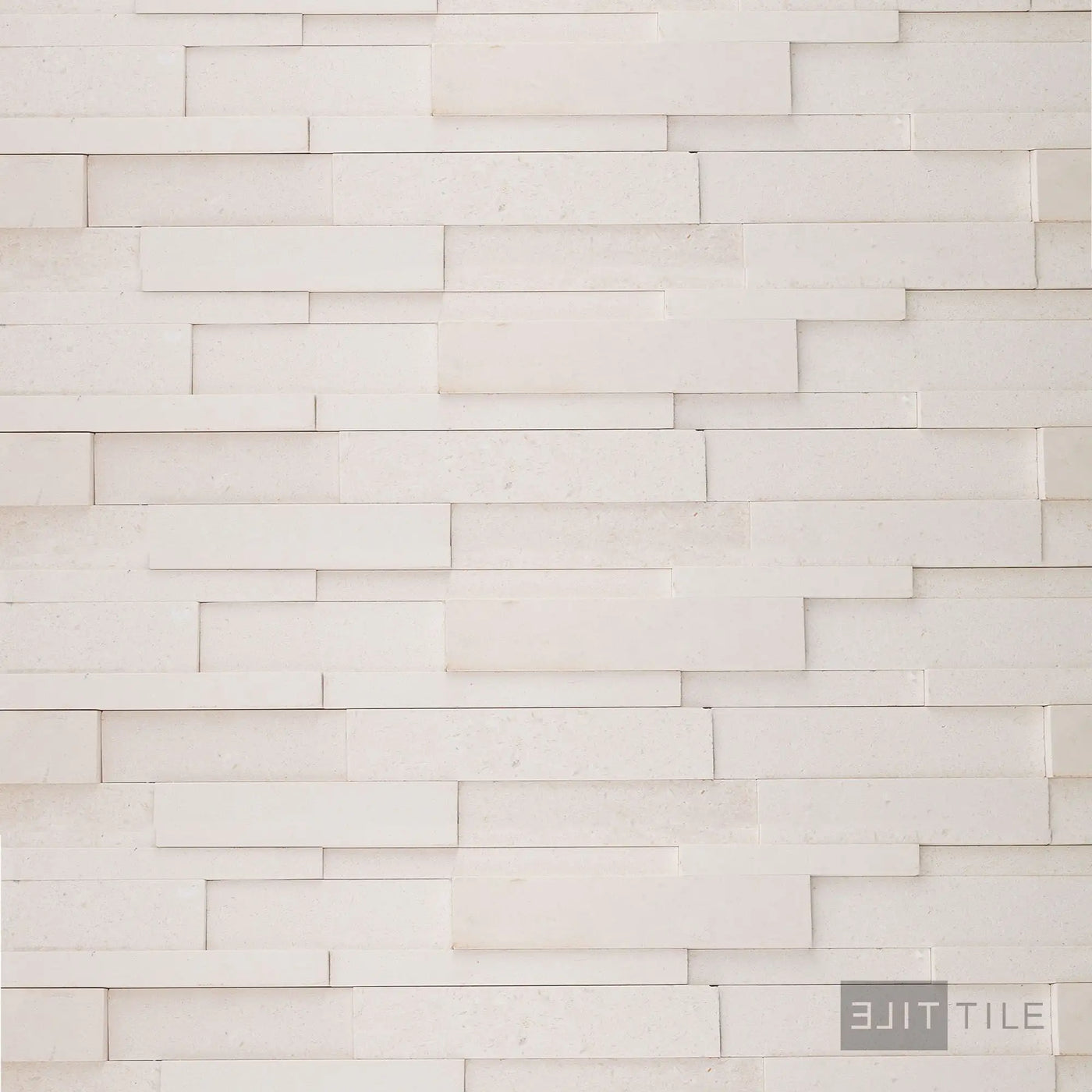 Modern Ledgestone Porcelain Ledger Panel 6X24 Cream Natural