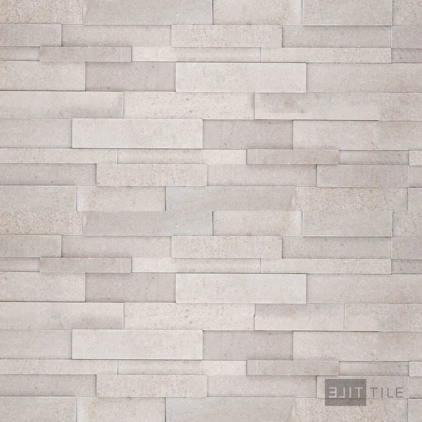 Modern Ledgestone Porcelain Ledger Panel 6X24 Milano Grey Natural