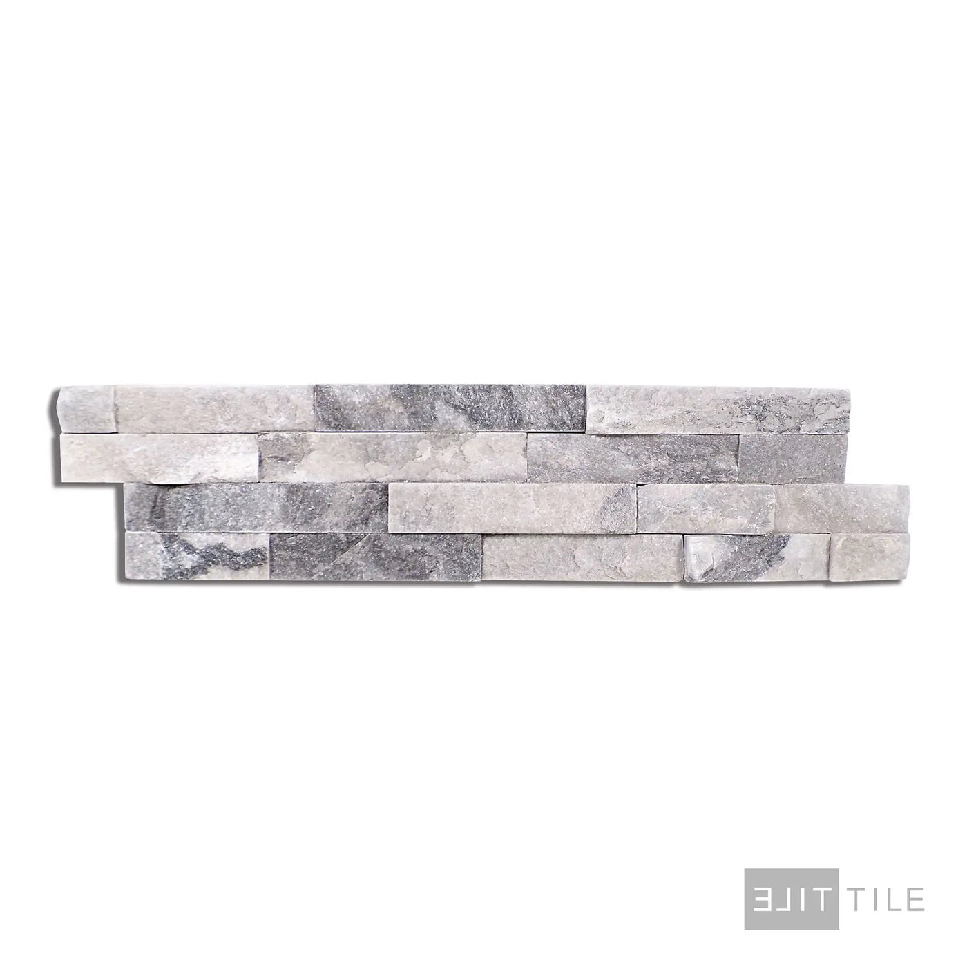 Natural Splitface Stackstone Panels Natural Stone Ledger Panel 6X24 Alaska Grey