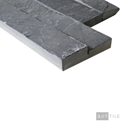 Natural Splitface Stackstone Panels Natural Stone Ledger Panel 6X24 Midnight