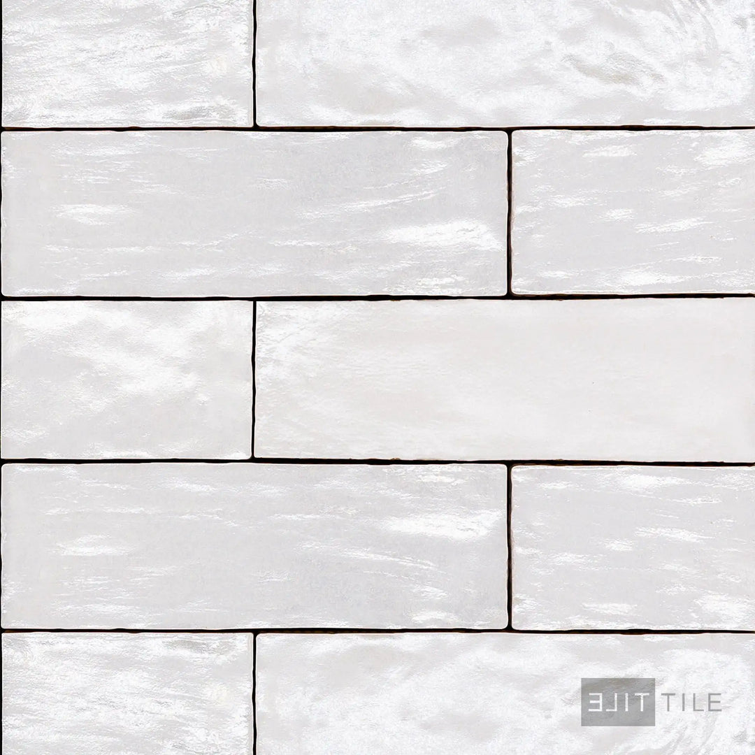 Mallorca Ceramic Field Tile 2X8 White Matte – Elit Tile