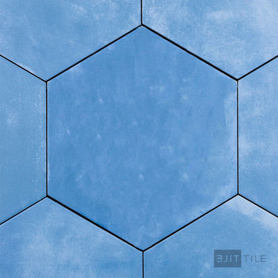 Meraki Base Porcelain Field Tile 8X9 Azul Matte